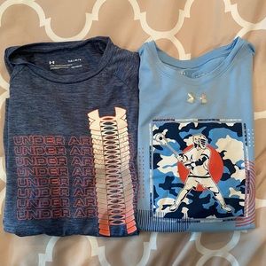 TWO UA short sleeved tshirts